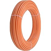 SharkBite 1/2 Inch x 300 Feet Orange PEX Pipe, Oxygen Barrier Flexible Water Tubing for Radiant Heating, U860O300