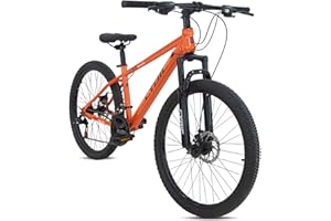 CYBIC Mountain Bike, Front Suspension Mountain Bike, 21-Speed Disc, Youth/Adult Mens Womens Trail Commuter City Bicycles