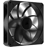 CORSAIR RS140 MAX 140mm PWM Thick Fan &ndash; High Static Pressure &ndash; Liquid Crystal Polymer Construction &ndash; Single Fan &ndash; Black