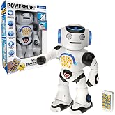 LEXiBOOK, Powerman Smart Interactive Robot, ROB50US | Remote controlled, Dances, Sings, Reads Stories, Math Quiz, Shooting Discs, and Voice Mimicking, for kids