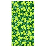 St Patrick's Day Hand Towels 16x30 in Clover Leaves