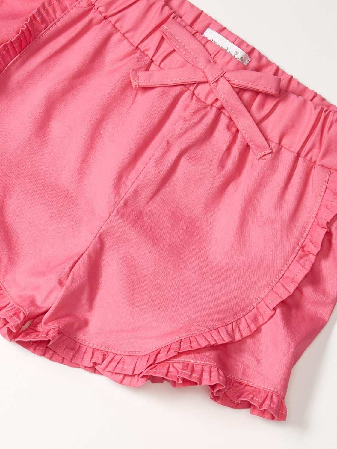 Mud Pie Baby Girls Ruffle Shorts-Fuschia: Clothing