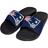 FOCO mens NFL Team Cropped Big Logo Shower Sport Slide Flip Flop Sandals