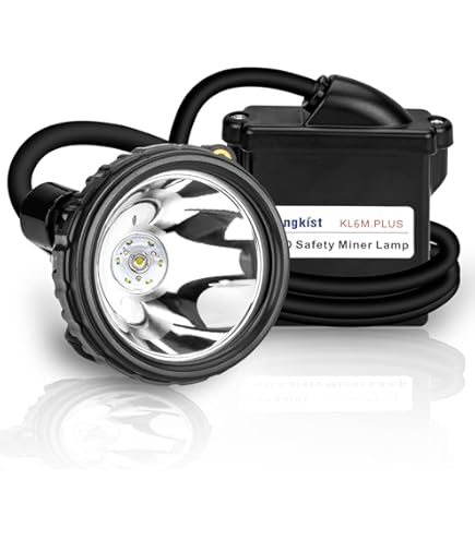 Amazon.com: Rechargeable Mining Headlamp, 1+2 LED Super