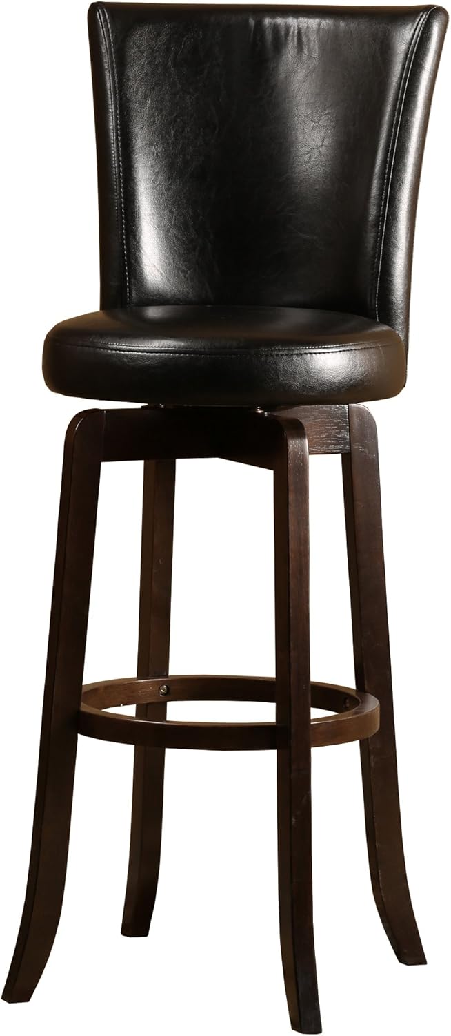 Amazon.com: Hillsdale Furniture Copenhagen Swivel Bar Stool, Espresso