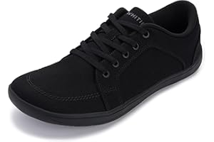 WHITIN Men's Canvas Barefoot & Minimalist Shoes | Zero Drop Sole | Wide Toe Box