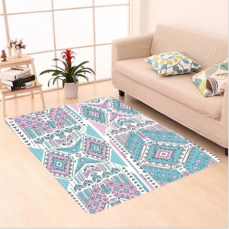 Amazon Com Nalahome Custom Carpet Decor Geometric Bohemian