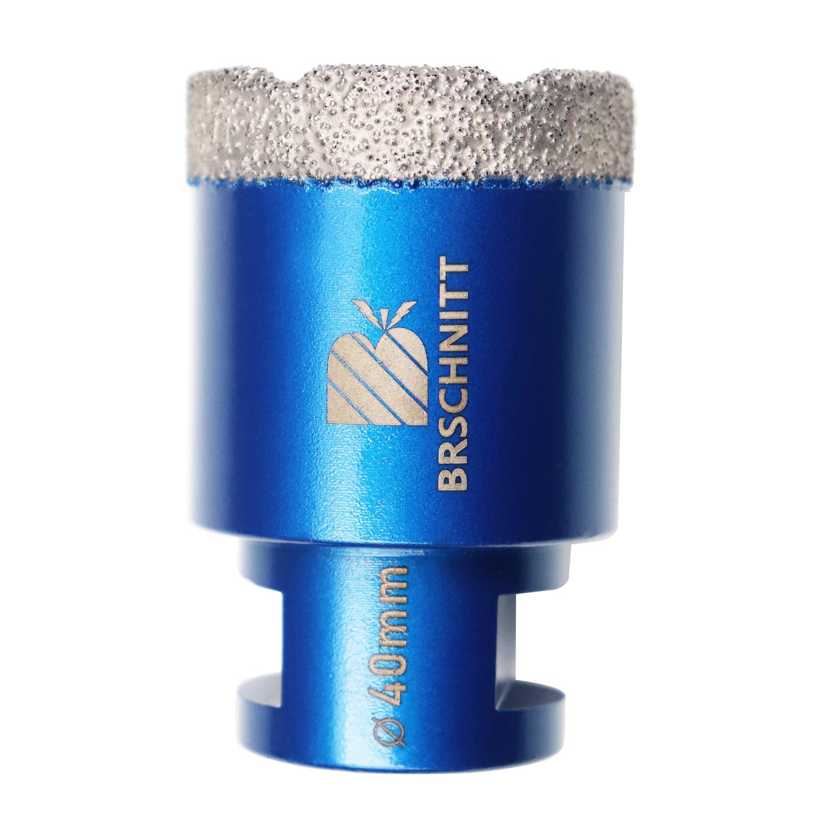 Diamond Drill Bit 40mm,BRSCHNITT 1pc M14 Vacuum Brazed Diamond Tip Drill Bit for Tile Porcelain Stoneware Ceramic Marble Granite Drilling,Suitable For Angle Grinders — image 1