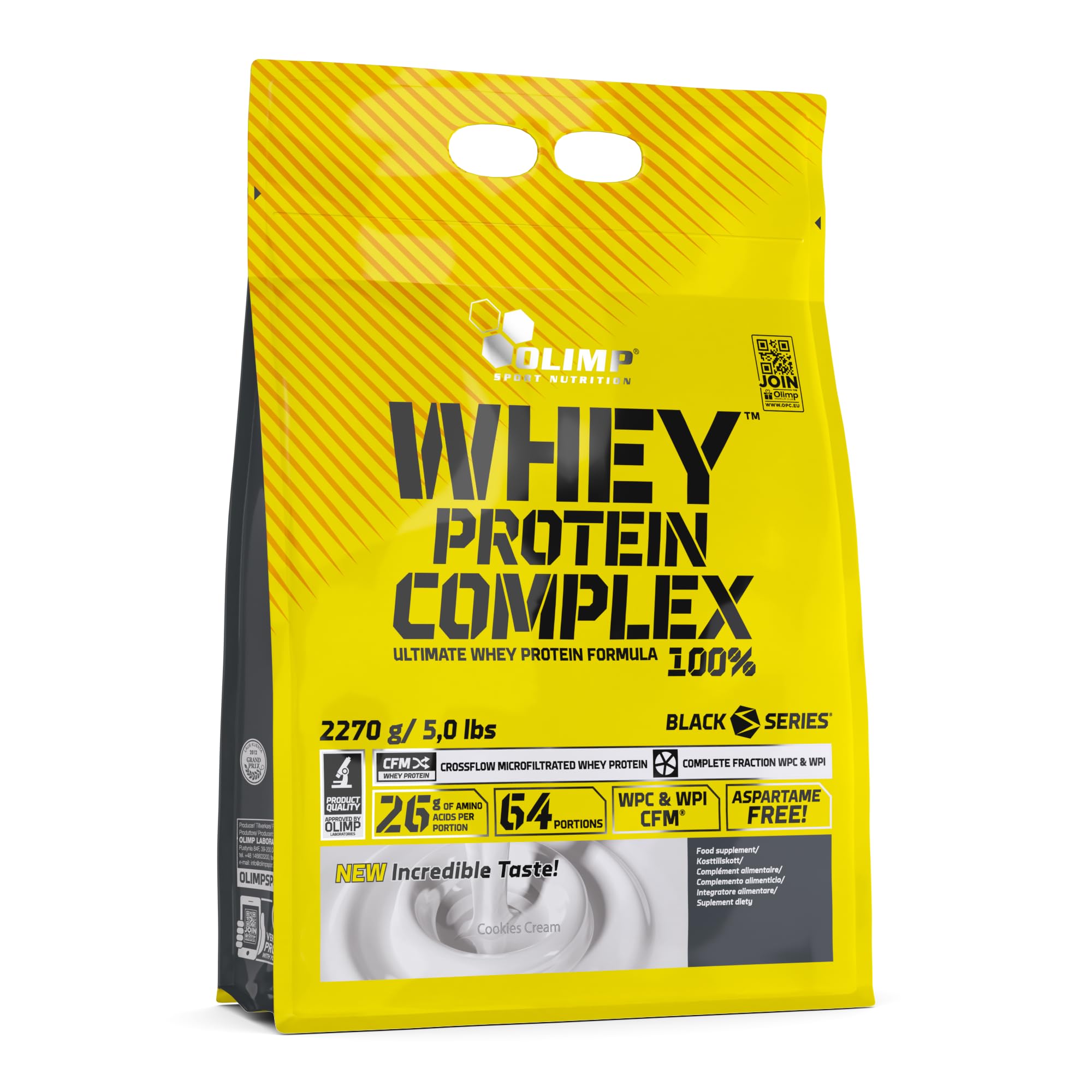 OLIMP SPORT NUTRITION Olimp Labs Cookies and Cream Whey Protein, 2.27 kg