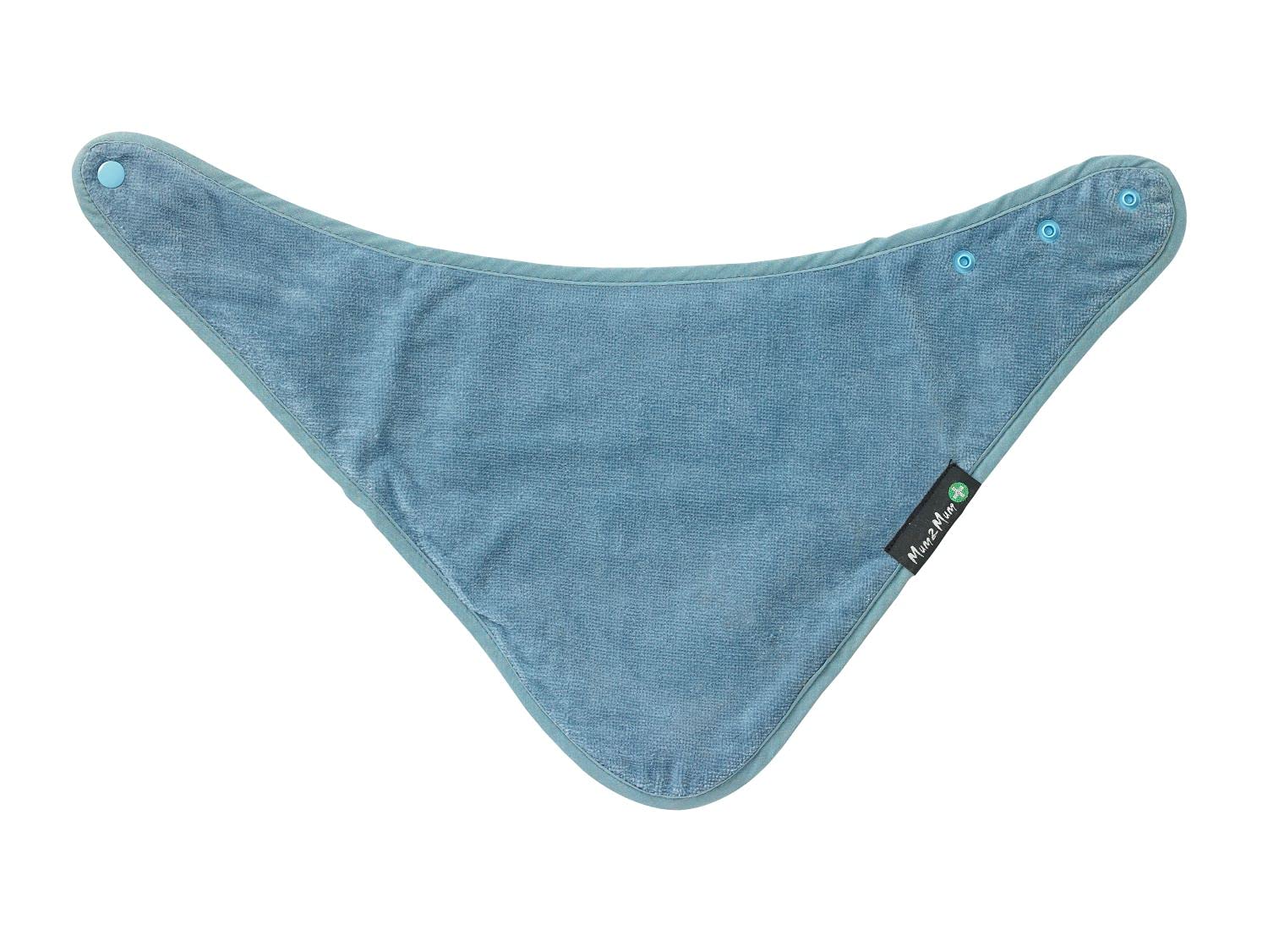 Mum2Mum Plus Special Needs Adult Bandana Bib in Denim Blue