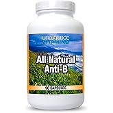 LifeSource Vitamins All Natural Anti-B for Immune Support, 14 All Natural Ingredient with Echinacea & Garlic Extract, 90 Immune Defense Capsules.