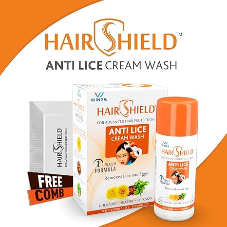 Buy Hairshield Anti Lice Cream Wash Free Head Lice Comb With Every