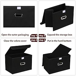 STOREONE Fabric Storage Cube Bins Foldable