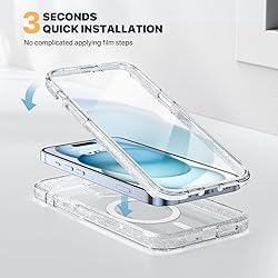 Diaclara Magnetic Designed for iPhone 15
