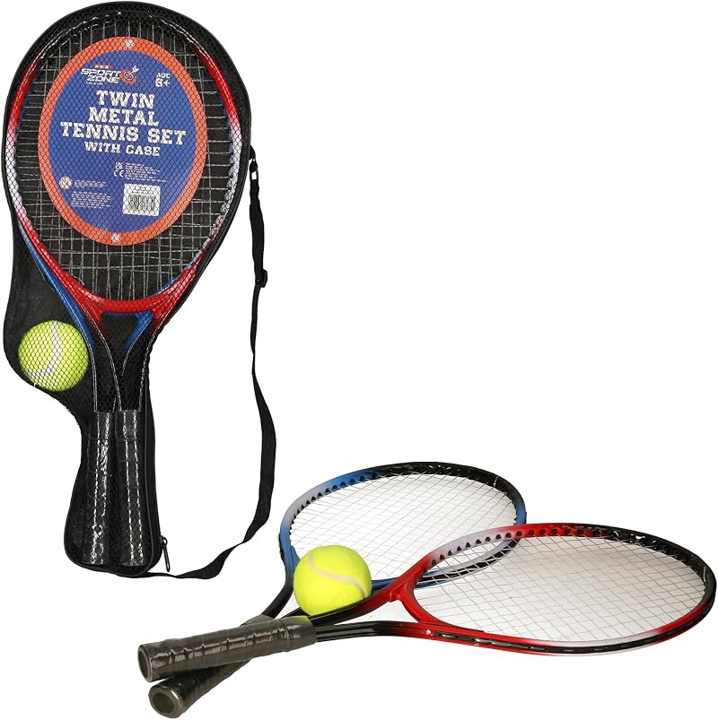 Atoz A to Z Kids Tennis Set 2 Rackets Ball Beginner 53 cm 23 cm