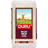 Duru Baldo Rice, 1000 g, 100% Natural and Certificated, Non-GMO, Great for Vegan Recipes, Gluten Free