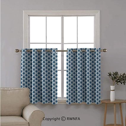Rwnfa Fashion Home Short Curtains Half Window Curtains Eastern