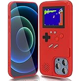 Gameboy Case for iPhone 15 Only,Handheld Retro 168 Classic Games,Color Video Display Game Case for iPhone,Anti-Scratch Shockproof Phone Cover for iPhone WeLohas