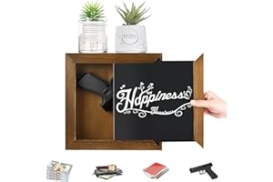 ZZM Concealment Shelf for Pistols Wall Safe, Hidden G-un Storage Concealment Shelf, Secret Decor G-un Cabinets