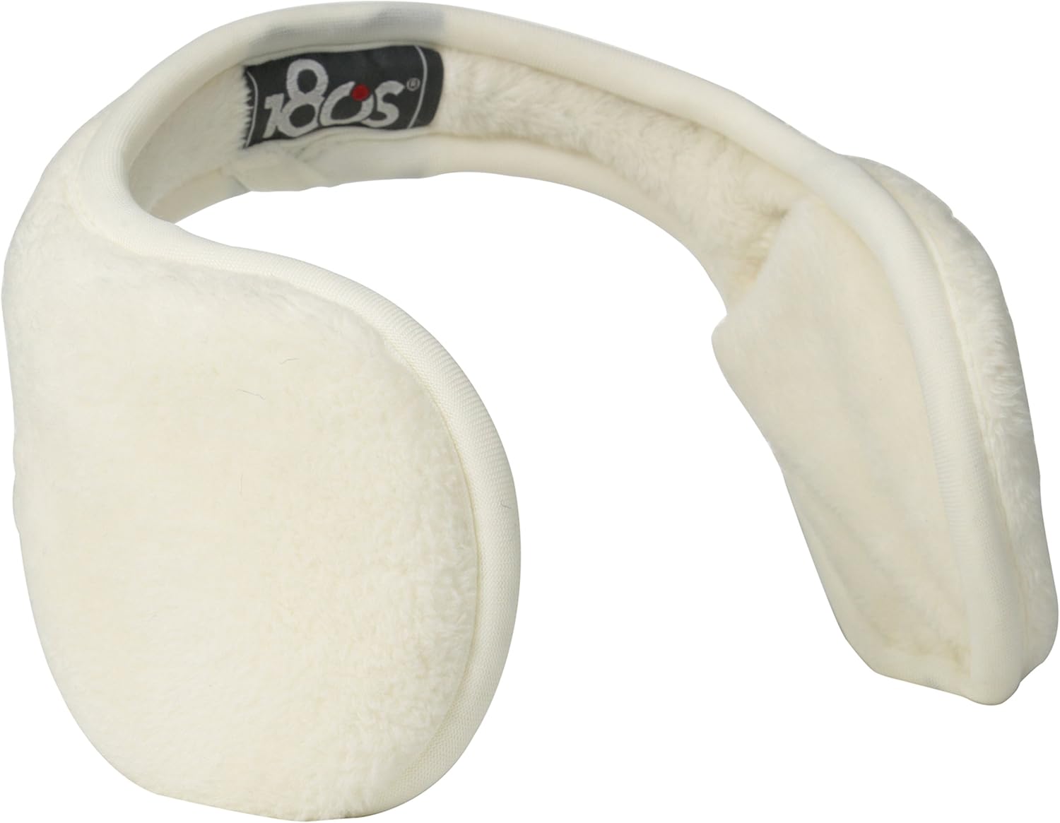 180s Women's Lush Soft Fleece Behind The Head Ear Warmers, Black, One Size: Clothing