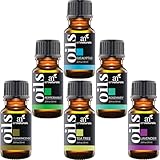 ArtNaturals Aromatherapy Top 6 Essential Oils 100% Pure of The Highest Quality Peppermint, Tee Tree, Rosemary, Lavender, Eucalyptus and Frankincense Therapeutic Grade