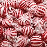 Jumbo Mint Balls, Peppermint Candy Individually Wrapped - 2 Lb Pack | Bold Flavor, Peppermint Hard Candy