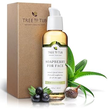 Tree To Tub Soapberry For Face Gentle Face Wash for Dry Skin. The Only pH 5.5 Balanced Lavender Foaming Face Wash for Sensitive Skin â Women and Men's Face Wash (Perfectly Unscented)