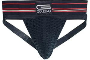GOLBERG G Golberg – Men 3” Wide Band Classic Athletic Supporter – Performance Jockstrap Elastic Waistband - Solid Color - Stretch Mesh