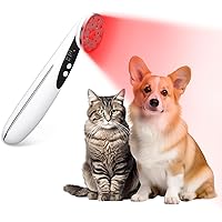 Hottoerak Handheld Red Light for Face, Near Infrared Red Light Lamp for Body at Home Travel