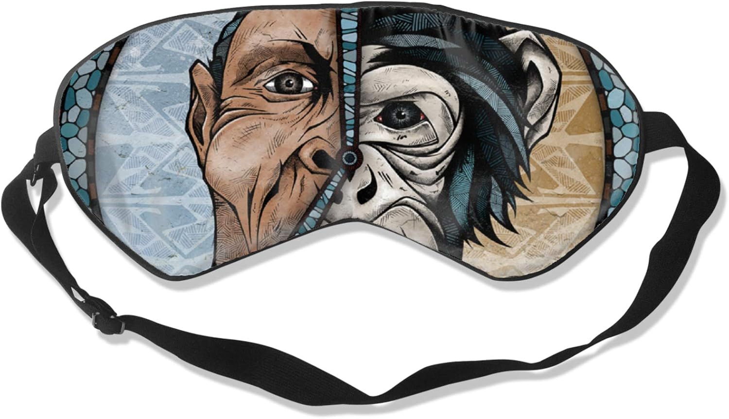Silk Sleep Mask Blindfold Monkey Soft Eyeshade Sleeping