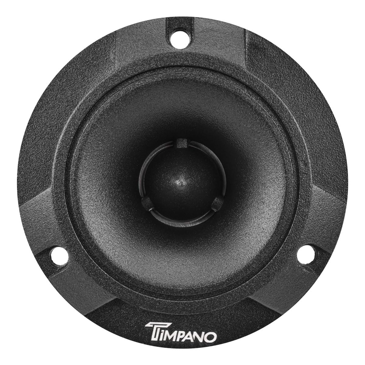 Timpano TPT-ST2 Black Slim Super Tweeter, 600 Watts 4 Ohm, 105 dB, 1 in Voice Coil, 3.85 inch Pro Car Sound System Bullet Tweeters (Pair)