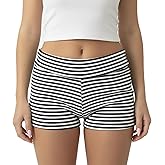 Lomehue Womens Y2K Foldover Shorts Yoga Pants Zebra Print Cheetah Mini Shorts Low Rise Patchwork Stretchy Hot Pants
