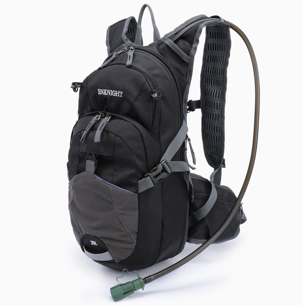 ENKNIGHT L Impermeable Mochila de Senderismo Paquete del Alpinismo ligero plegable resistente