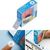 Rowwait 250 Pcs Hole Reinforcement Labels Transparent 6mm Inner 15mm Outer view 1