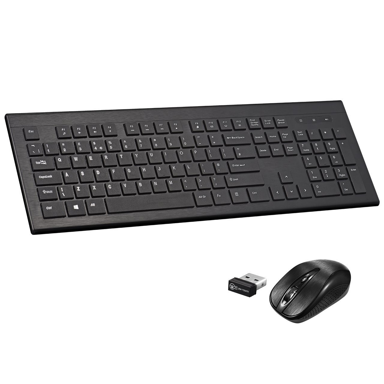 Buy Wireless Keyboard and Mouse Set, (Long & Battery Life) TOPELEK