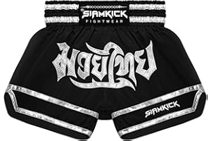 SIAMKICK Elite Muay Thai Shorts for Men Women Boxing Kickboxing High Grade MMA Fight Clothing Training Workout Trunks
