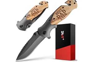 ZAVIT Dad Gifts for Fathers Day,BEST DAD EVER Pocket Knife,Dad Birthday Gifts,Dad Gifts,Dad Gifts from Daughter Son Kids,Best Dad Gifts,Gifts for Dad Who Wants Nothing.