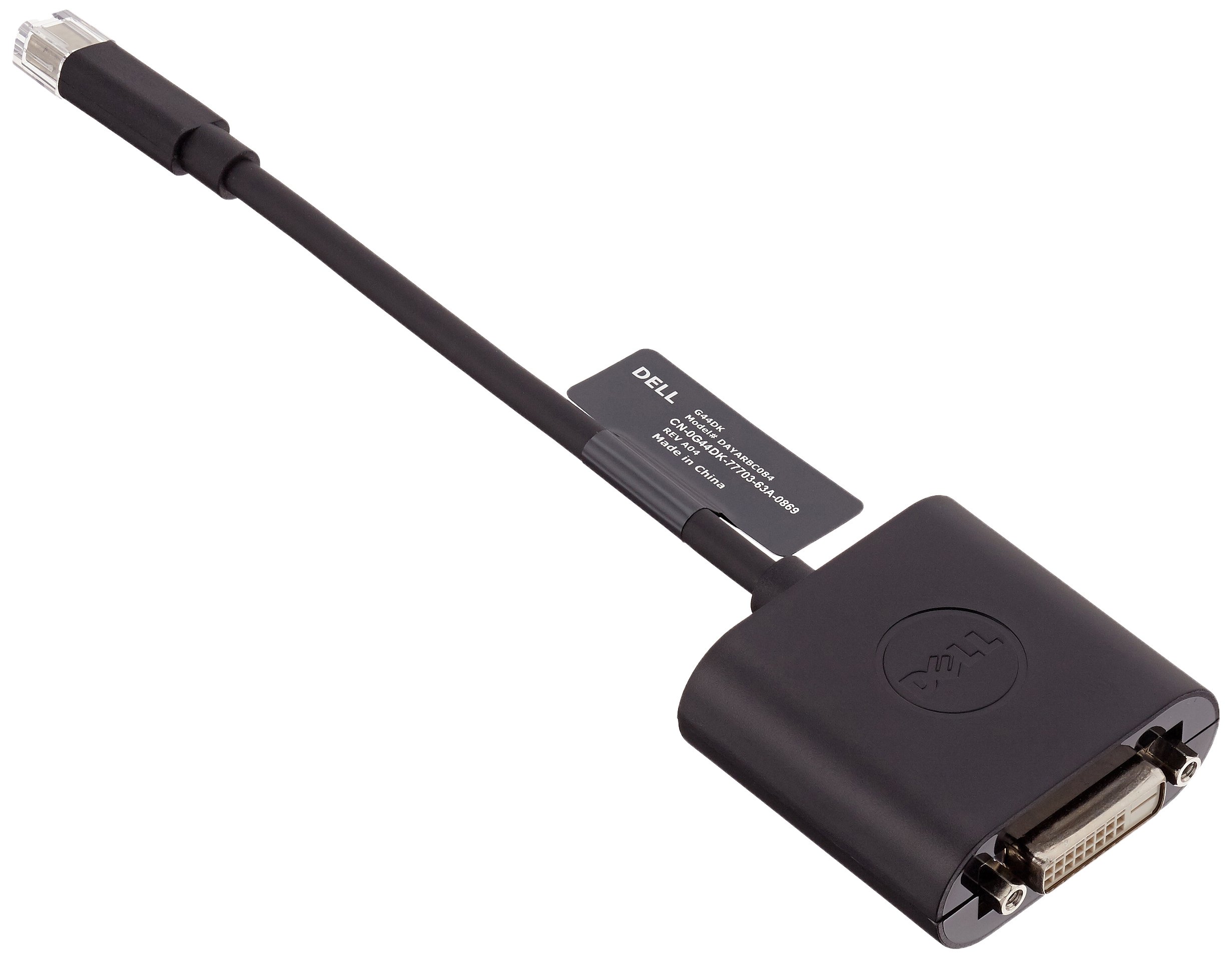 Dell Mini Display Port to DVI Single-Link Adapter - Display Adapter - Single link - Mini Display Port (M) to DVI-D (F) - Display Port 1.1a - 20.32 cm - 1200p Support - for Precision Mobile Workstation 75XX, 77XX, Venue 8, Vostro 35XX, XPS 12 9250, 15, 15 955