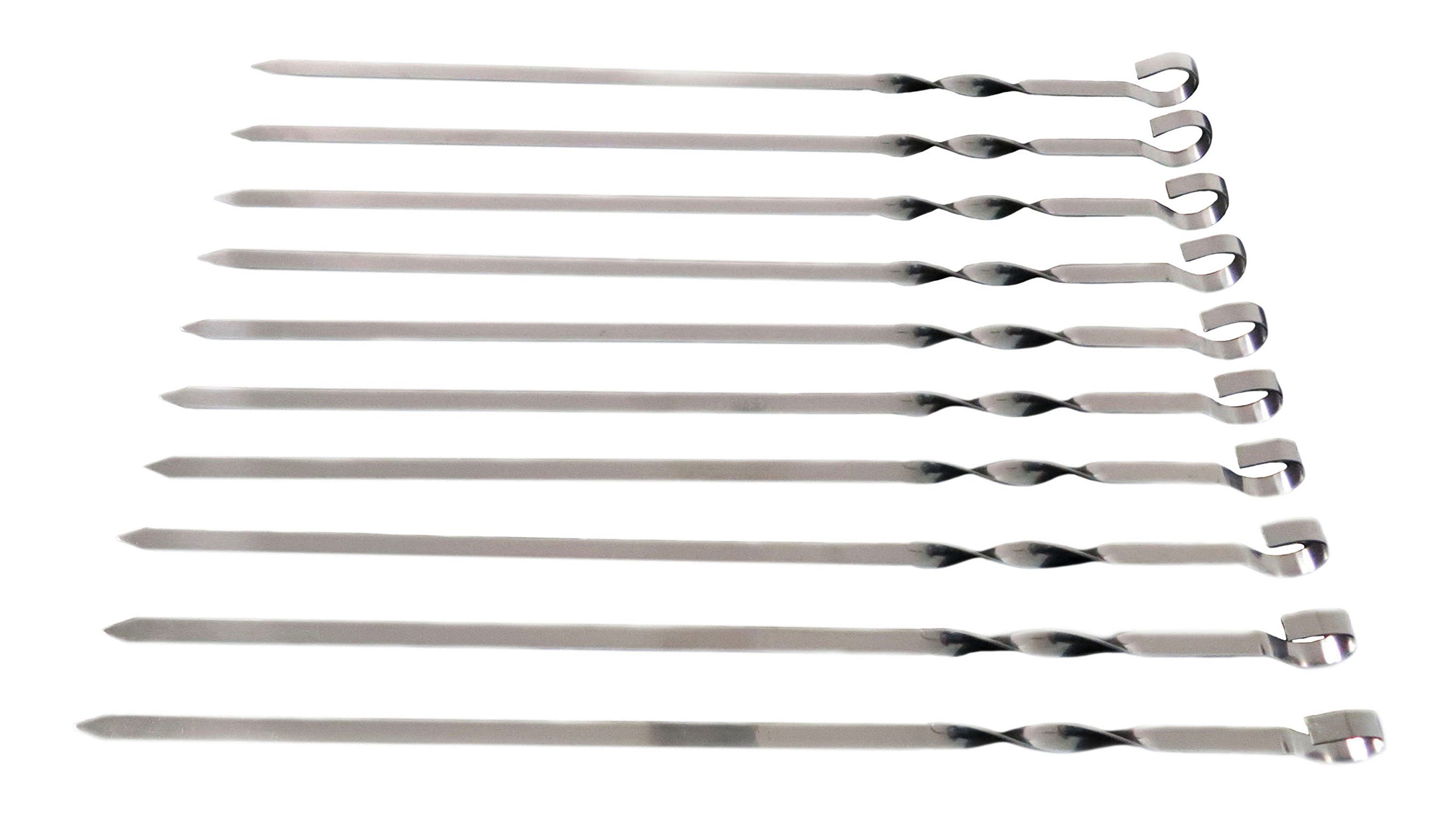 10 barbecue skewers, 40 cm