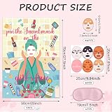 TOYMIS 38pcs Spa Party Games Pin Face Mask Sticker Set Kids Birthday Makeup view 2