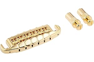 GRAPH TECH GUITAR LABS PM-8593-G0 : ResoMax NW1 Wraparound Bridge - Gold