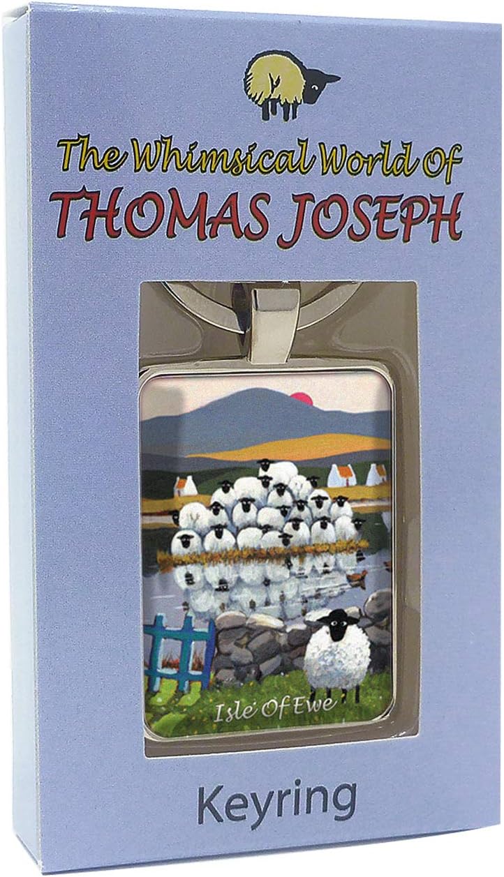 Isle of Ewe Keyring Keychain Gift by Thomas Joseph, Multicolour - Image 3