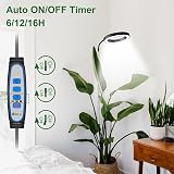 wolezek Halo Grow Light 80 LED Full Spectrum 65in 360° Gooseneck 3 Color view 5