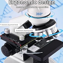 OOZSTAR Microscope Magnification 40X-2500X WF25x