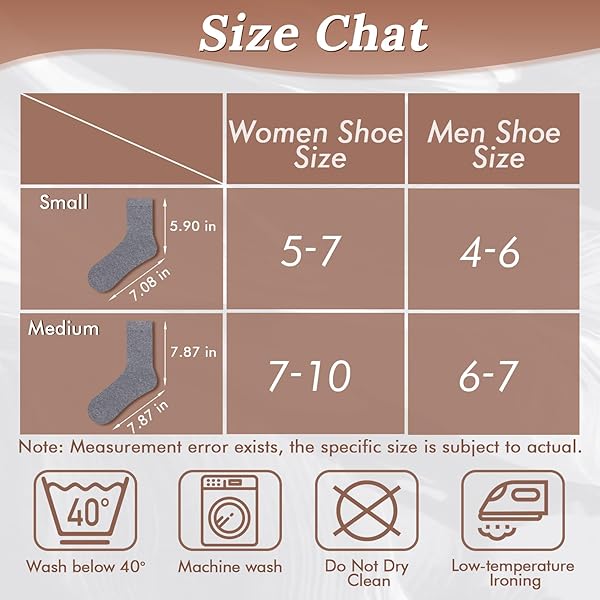 JAKIDAR CREW SOCKS CASUAL NEUTRAL COTTON SOCKS FOR TRENDY COZY ATHLETIC GIRLS SOCKS, 6 PAIRS SIZE 7-10 BROWN