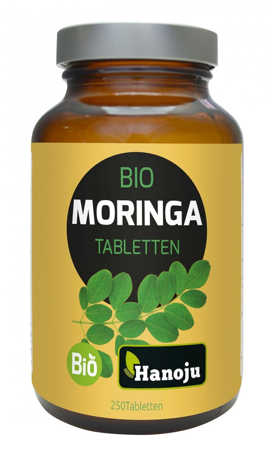 Hanoju Bio Moringa Ganzblattpulver 500 mg 250 Tabletten ...