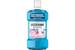 Listerine Smart Rinse Bubble Gum, Kids Mouthwash, Anticavity Fluoride Rinse, Alcohol-Free, 500 ml.