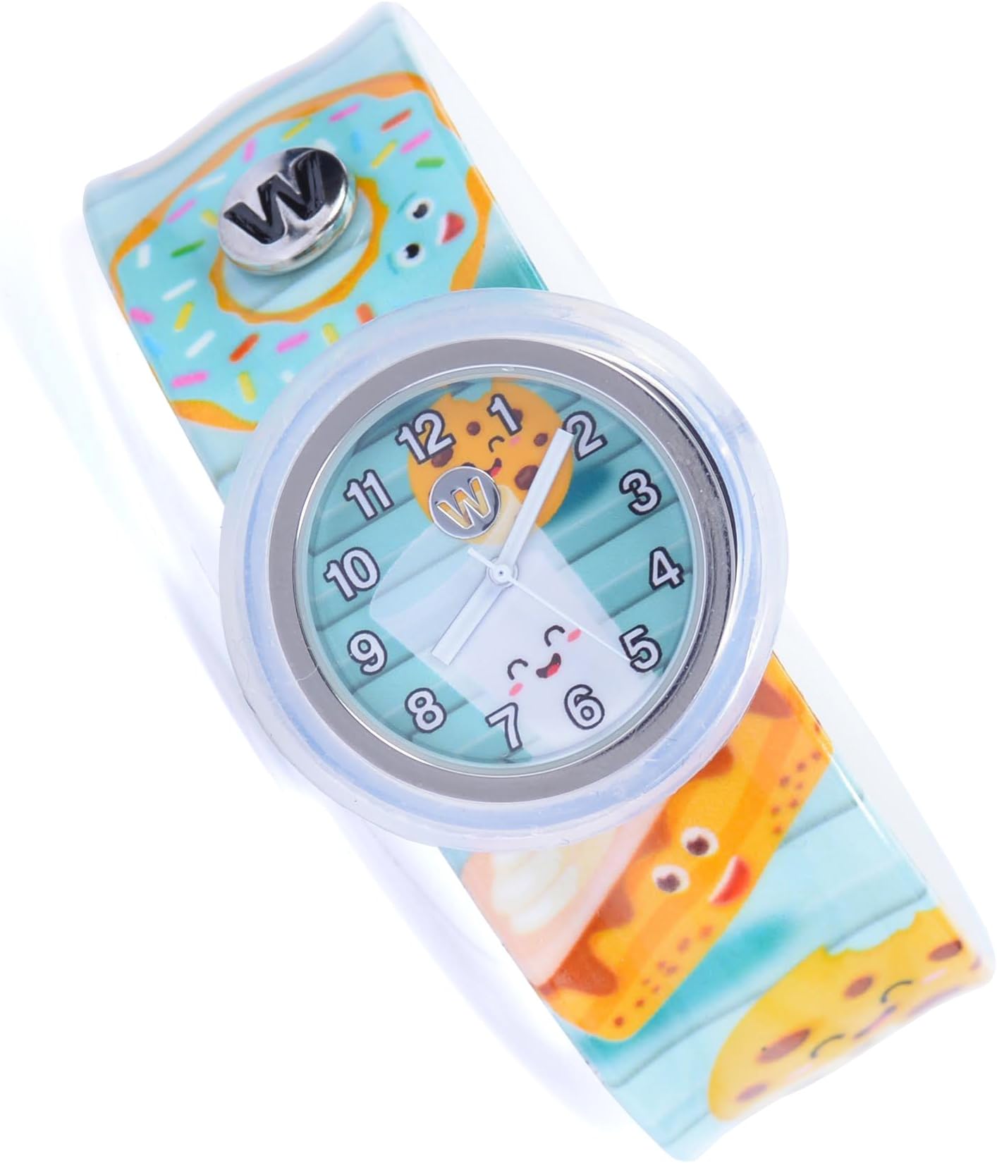 Watchitude Slap Watch - One Size, Boys and Girls, Plunge Proof, Removable Analog Face, Colorful and Inspiring, Interchangeable Silicone Bands, Fun and Inspiring Bracelet Watches