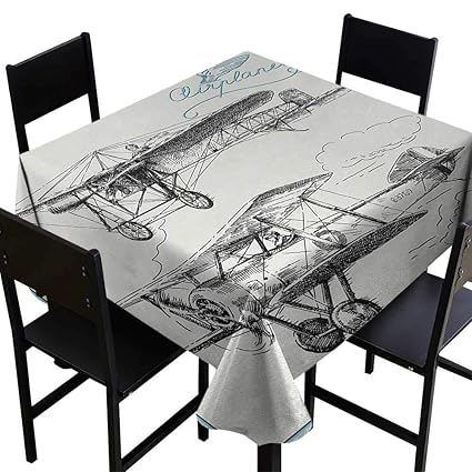 Amazon Com Warm Family Airplane Restaurant Tablecloth
