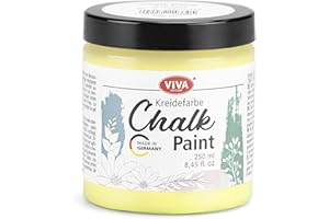 Viva Decor Chalk Paint (Melted Vanilla) 8.45oz - Featuring a Chalky & Matte Finish, this paint is perfect for crafting Shabby Chic & Vintage looks on wood furniture and decor pieces